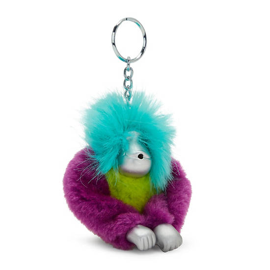 Kipling Fun Hair Sven Monkey Keychain Kiegészítők Piros Zöld | HU 1941UZ